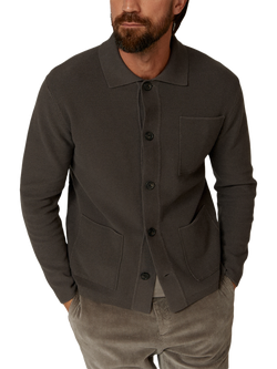 Oliver Sweeney Kingsbridge Cotton Overshirt, Mole