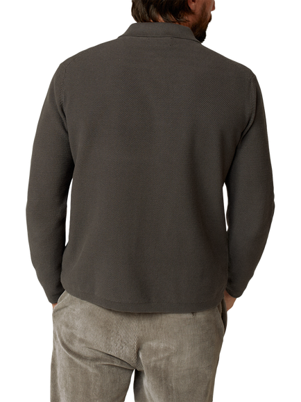 Oliver Sweeney Kingsbridge Cotton Overshirt - view 2, Mole