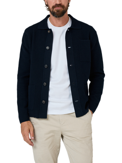 Oliver Sweeney Kingsbridge Cotton Overshirt, Navy