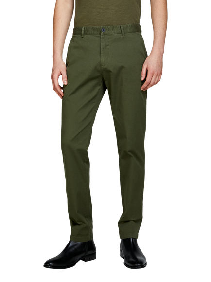 SISLEY Slim Fit Chinos, Green, Green
