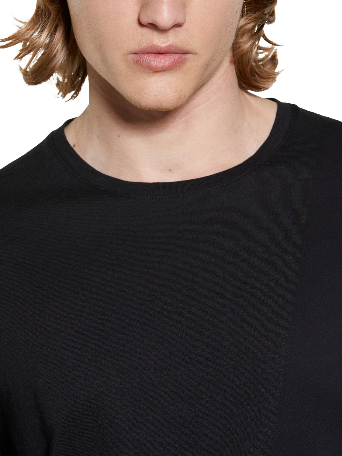 Product image 5 of 5, which shows SISLEY Slim Fit T-Shirt, Black, S