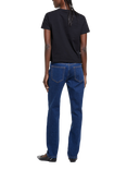 SISLEY Boxy Fit T-Shirt, Black