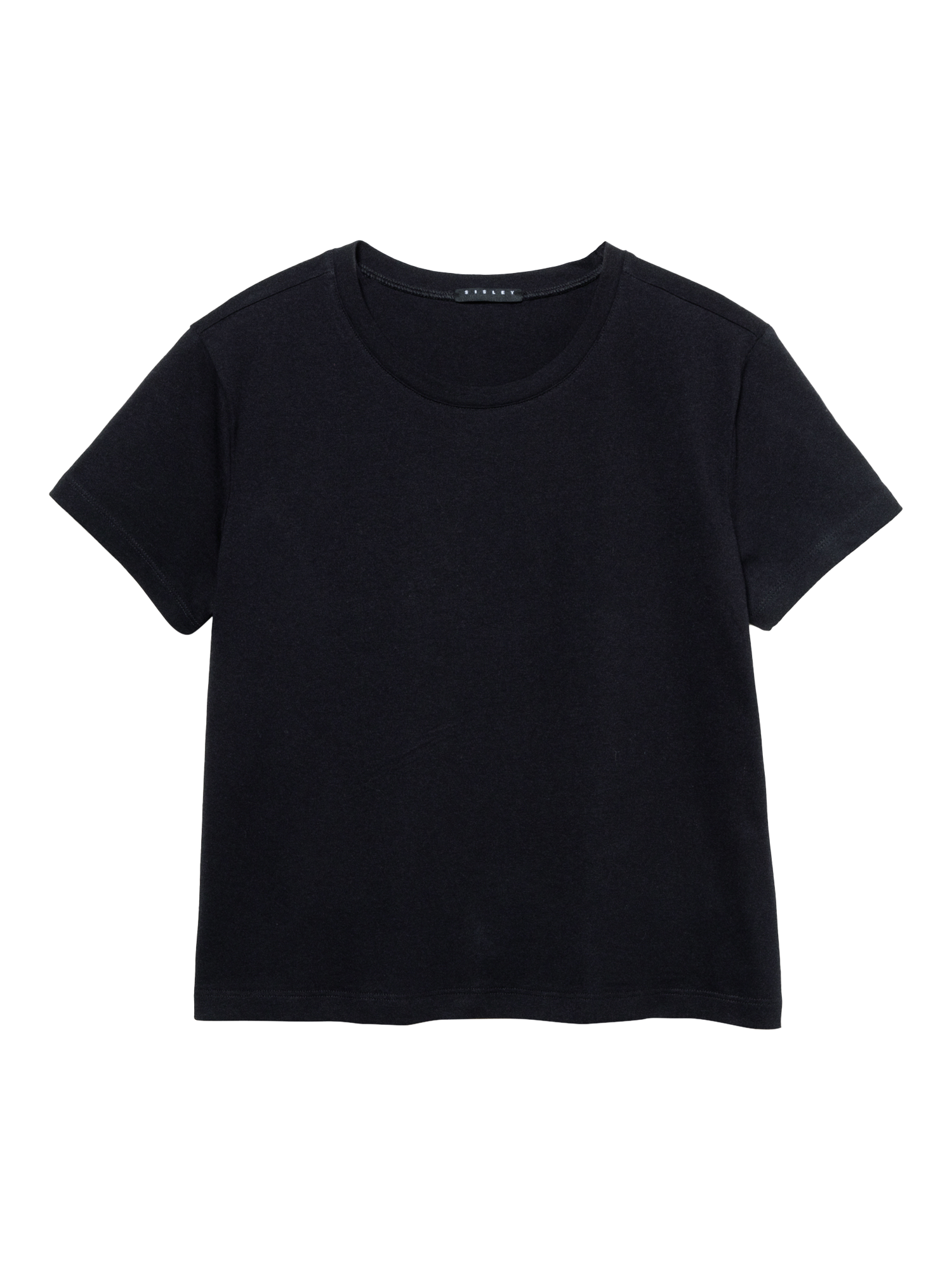 Product image 6 of 6, which shows SISLEY Boxy Fit T-Shirt, Black, S