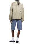 SISLEY Linen Blend Bermuda Shorts, Blue