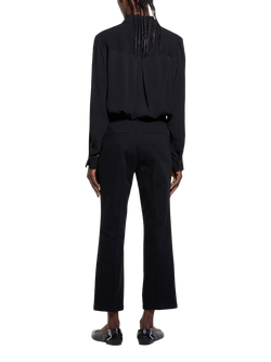 SISLEY Cropped Tailored Trousers, Black - view 2, Black
