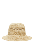 SISLEY Crochet Cloche Hat, Beige