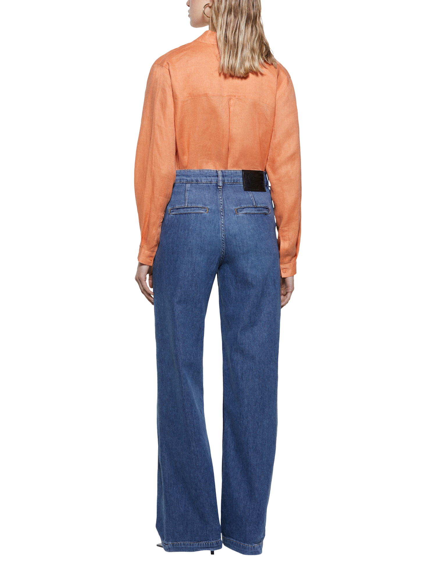 Product image 2 of 6, which shows SISLEY Wide Leg Jeans, Blue, 26R