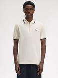 Fred Perry Cotton Crepe Pique Short Sleeve Polo Shirt