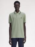 Fred Perry Cotton Regular Fit Short Sleeve Polo Shirt, Bylf/Dair/Tnsblu