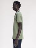 Fred Perry Cotton Regular Fit Short Sleeve Polo Shirt, Bylf/Dair/Tnsblu