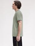 Fred Perry Cotton Short Sleeve Crew Neck T-Shirt