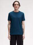 Fred Perry Cotton Short Sleeve Crew Neck T-Shirt
