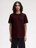 Fred Perry Cotton Short Sleeve Crew Neck T-Shirt