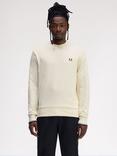 Fred Perry Cotton Long Sleeve Crew Neck Jersey Top