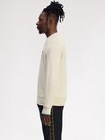 Fred Perry Cotton Long Sleeve Crew Neck Jersey Top