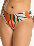 Sea Level Tropaluxe Mid-Rise Bikini Bottoms, Khaki/Multi