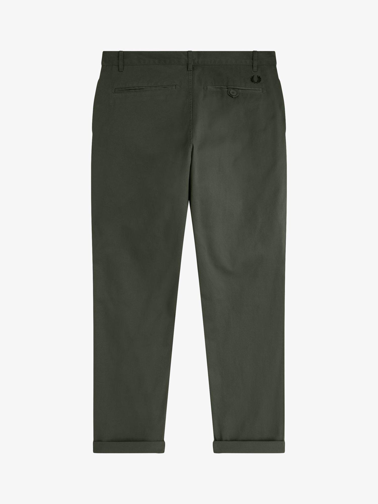 Product image 4 of 5, which shows Fred Perry Slim Fit Chinos, Laurel Wreath Green, 30R