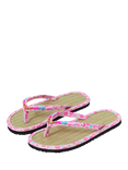 Angels by Accessorize Kids' Seagrass Beaded Flip Flops, Pink