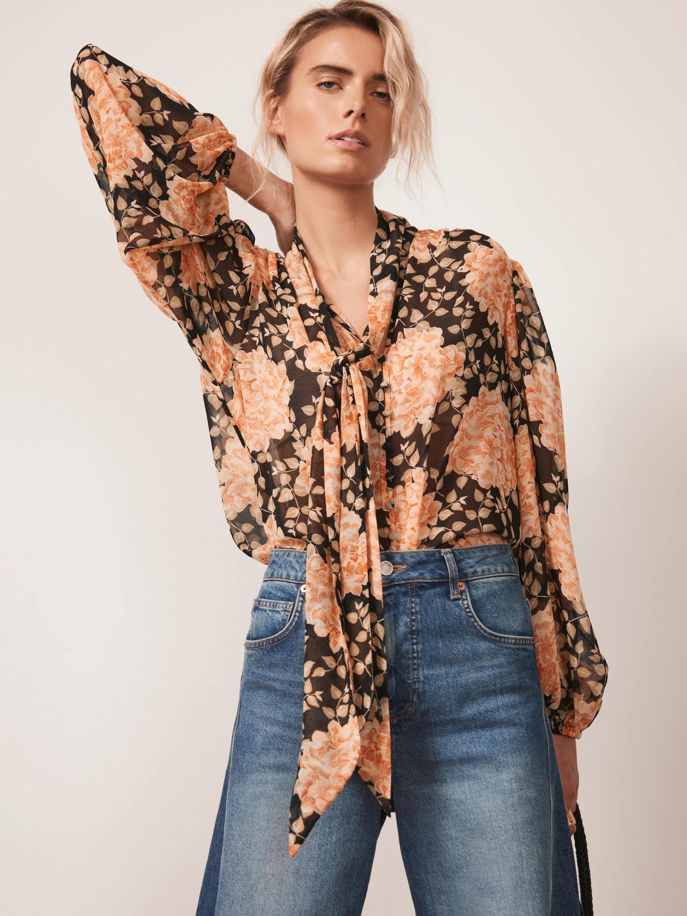 Mint Velvet Floral Print Blouse