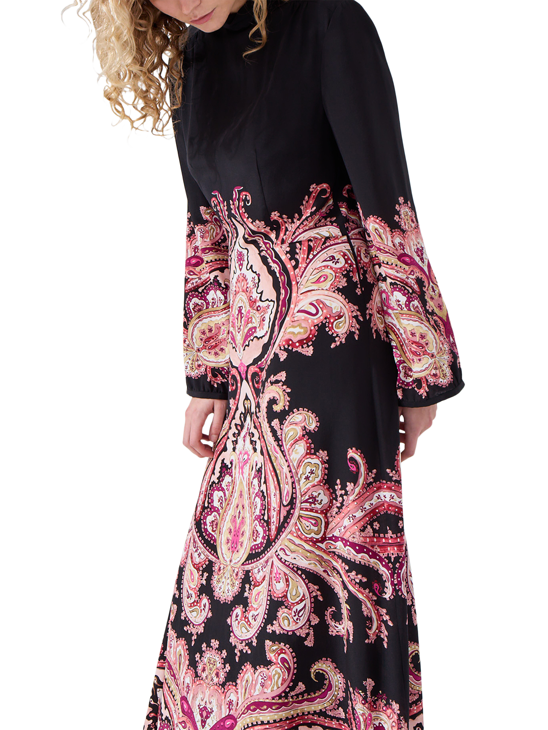 Product image 2 of 5, which shows Hayley Menzies Grace Maxi Dress, Black/Multi, XS