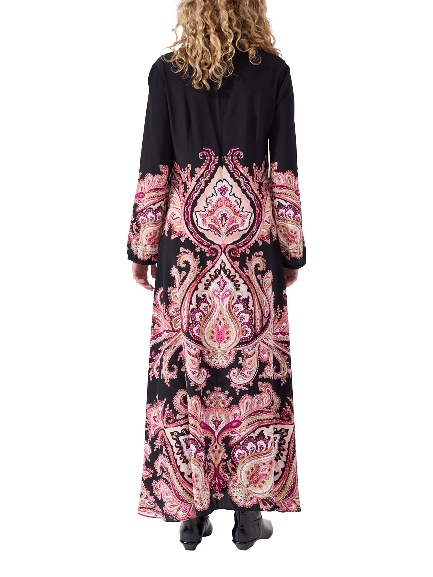 Product image 4 of 5, which shows Hayley Menzies Grace Maxi Dress, Black/Multi, XS