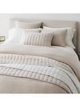 West Elm Linen-Cotton Quilted Bedspread Set