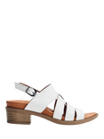 Moda in Pelle Shoon Mere Leather Block Heel Fisherman Sandals