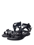 Moda in Pelle Shoon Shara Leather Strappy Sandals, Black