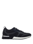 Moda in Pelle Dyonna Knitted Lace Up Trainers, Black, Black
