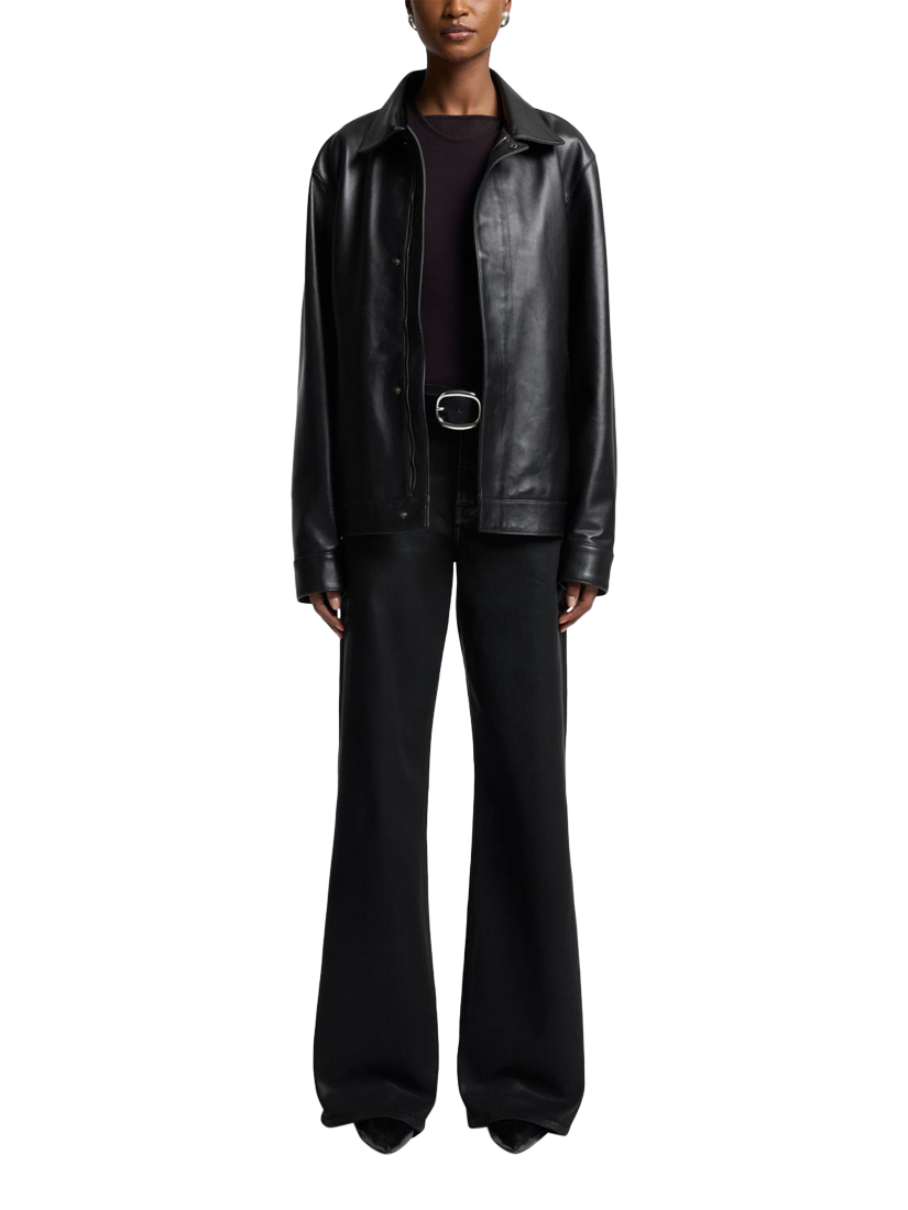 Product image 3 of 6, which shows 7 For All Mankind Lotta Coated Jeans, Black, 26