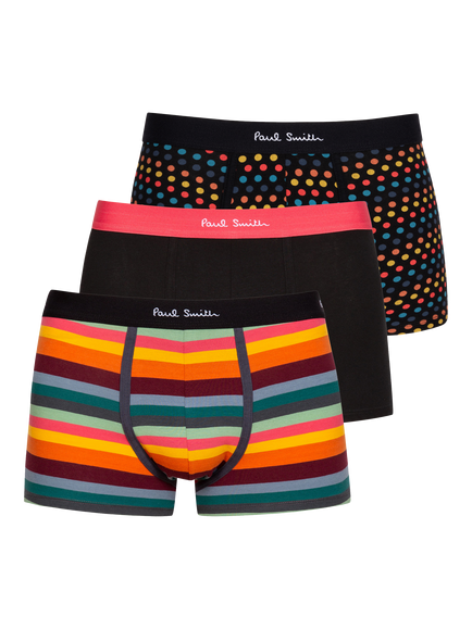 Paul Smith Patterned Cotton Blend Trunks, Multi Multi