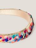 Monsoon Kids' Sequin Aliceband, Multi
