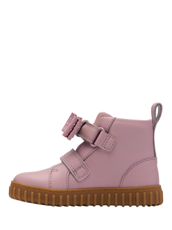 Clarks Kids' Cove Sky T. Suede Shoes, Dusty Pink - view 2, Dusty Pink