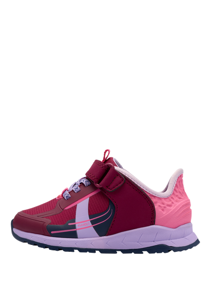 Clarks Kids' Selva Lane T Trainers, Berry Combi - view 2, Berry Combi