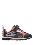 Clarks Kids' Steggy2 Fly T Trainers, Black/Orange