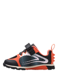 Clarks Kids' Steggy2 Fly T Trainers, Black/Orange