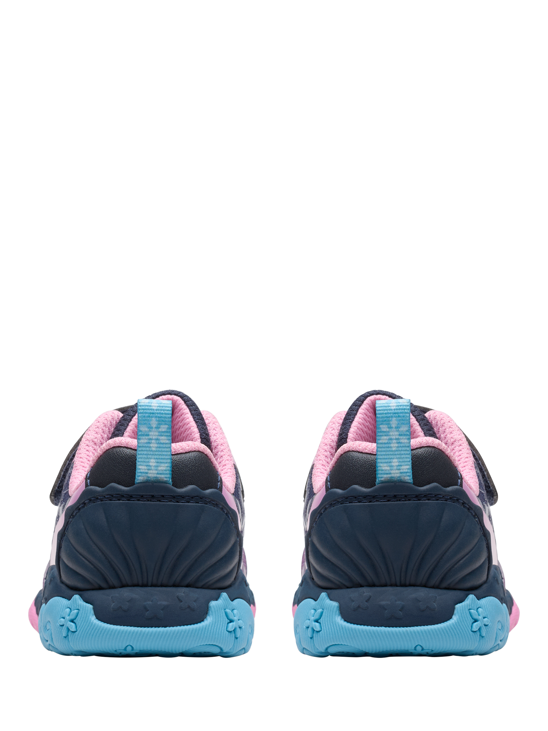 Product image 5 of 7, which shows Clarks Kids' Tidal Trail Trainers, Navy, 4 F Jnr