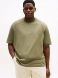 Tommy Hilfiger Plus Regular Fit Crew Neck T-Shirt, Battle Green