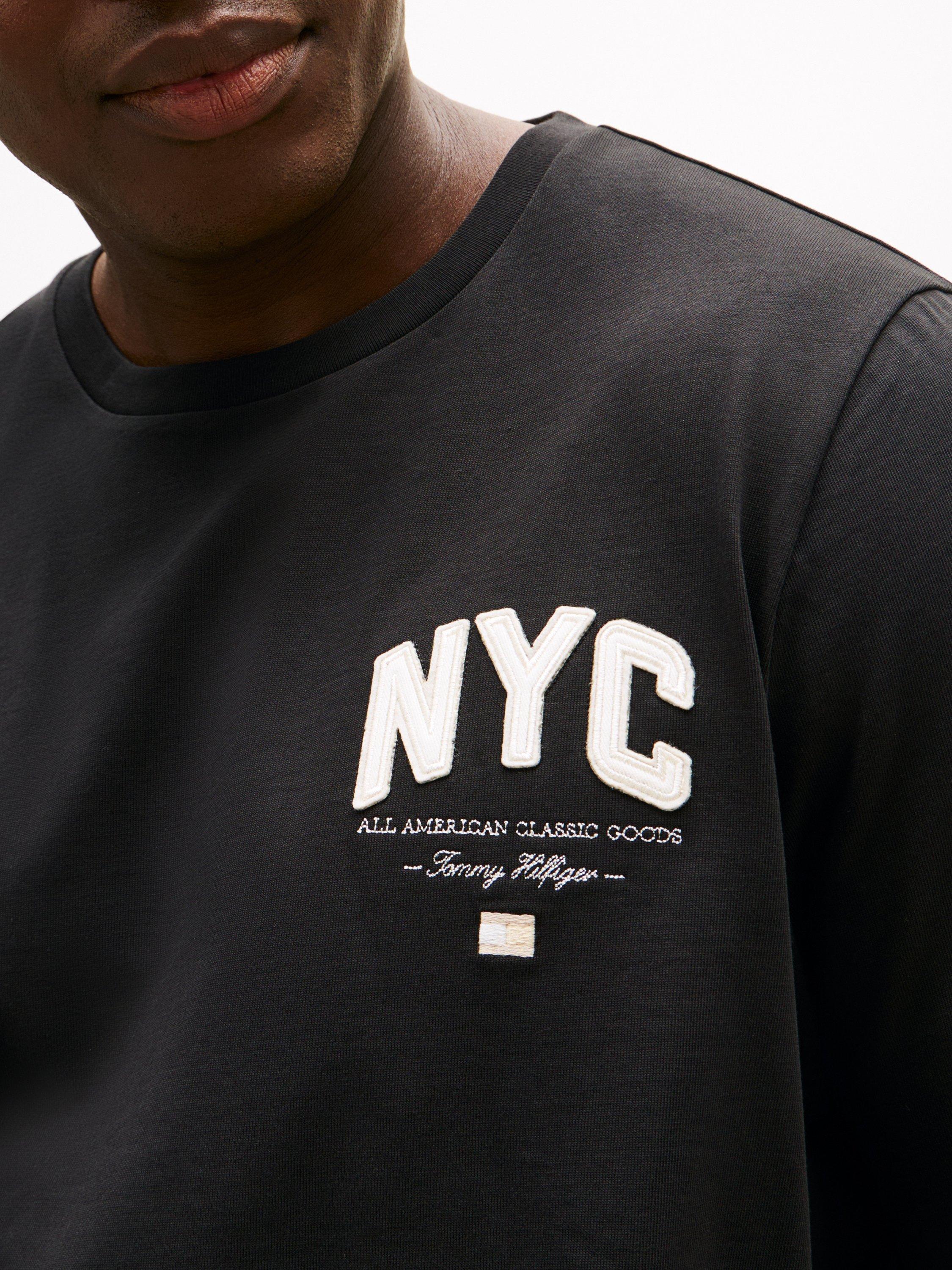 Product image 4 of 4, which shows Tommy Hilfiger Plus Regular Fit NYC T-Shirt, Black/Multi, XXXL