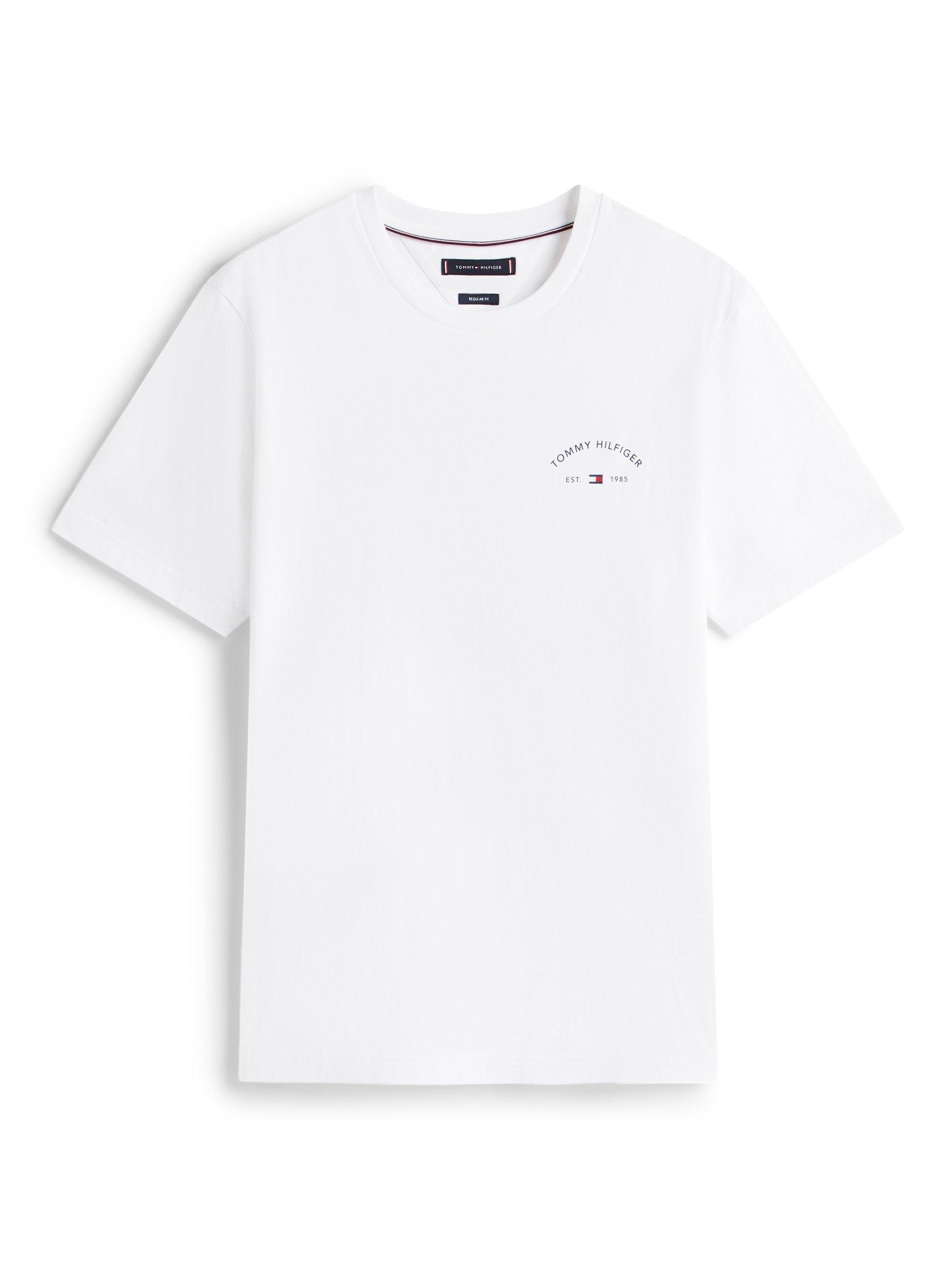 Product image 5 of 5, which shows Tommy Hilfiger Hotel Logo Cotton T-Shirt, White/Multi, M