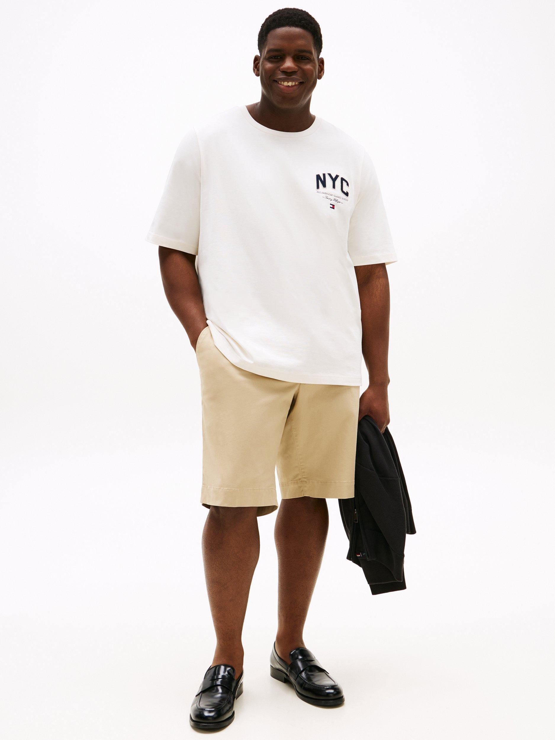 Product image 3 of 3, which shows Tommy Hilfiger Plus Regular Fit NYC T-Shirt, Ivory Natural, XXXL