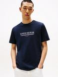Tommy Hilfiger Regular Fit Logo T-Shirt, Navy/Multi