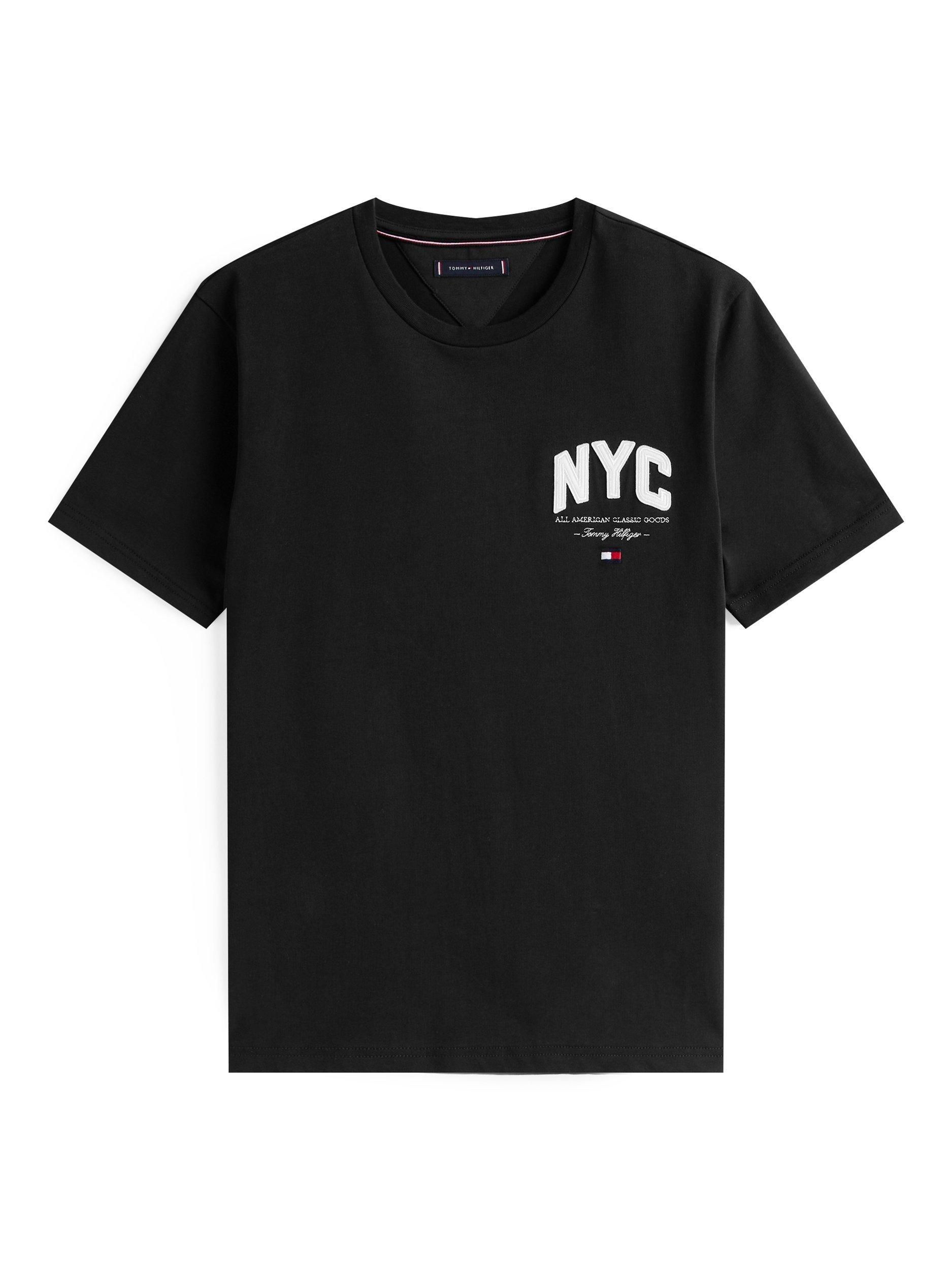 Product image 5 of 5, which shows Tommy Hilfiger Regular Fit T-Shirt, Black/Multi, XXXL