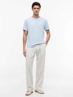 Tommy Hilfiger Regular Fit Logo T-Shirt - view 2, Light Blue