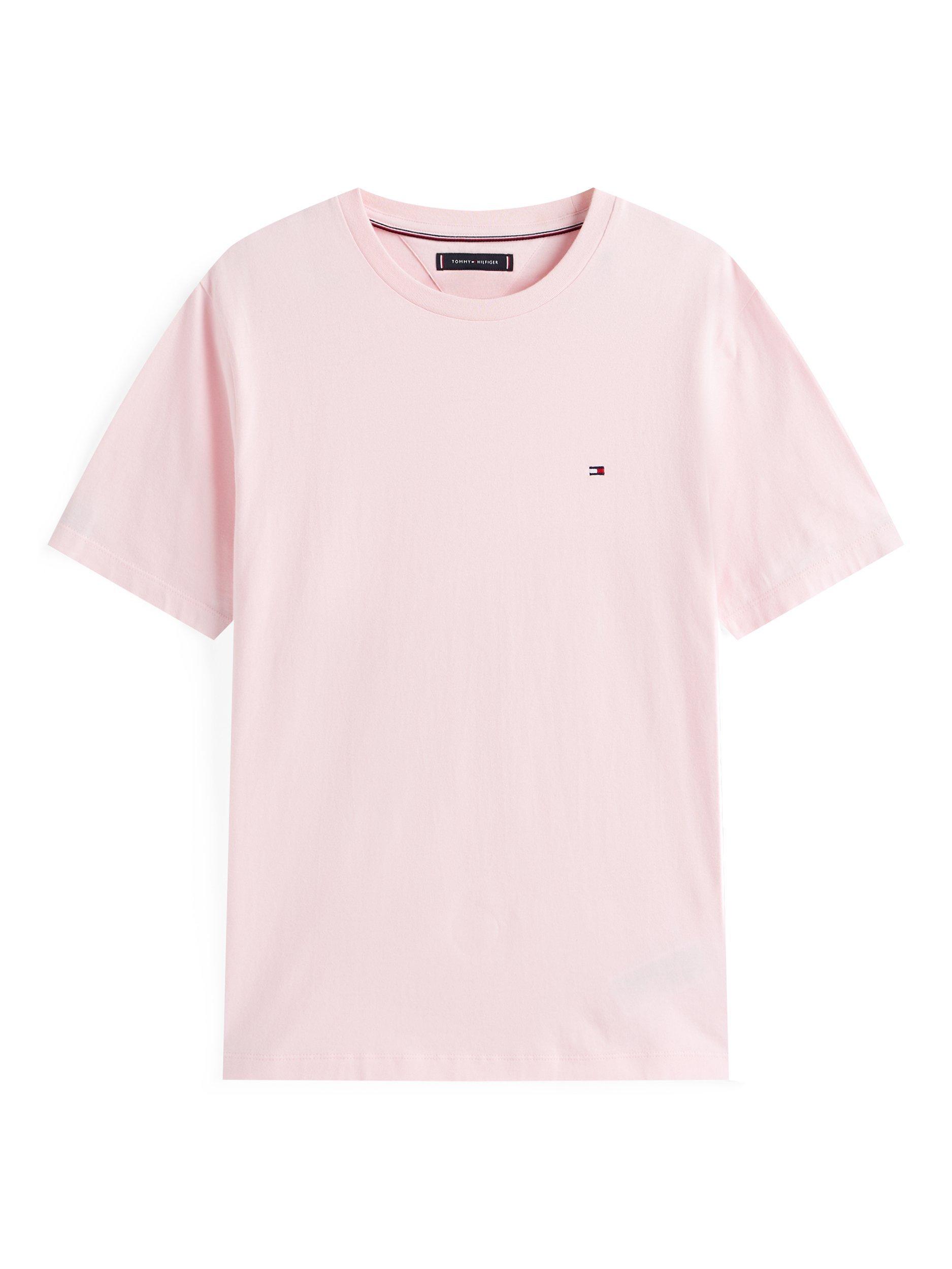 Product image 5 of 5, which shows Tommy Hilfiger Regular Fit Logo T-Shirt, Pink Lily, M