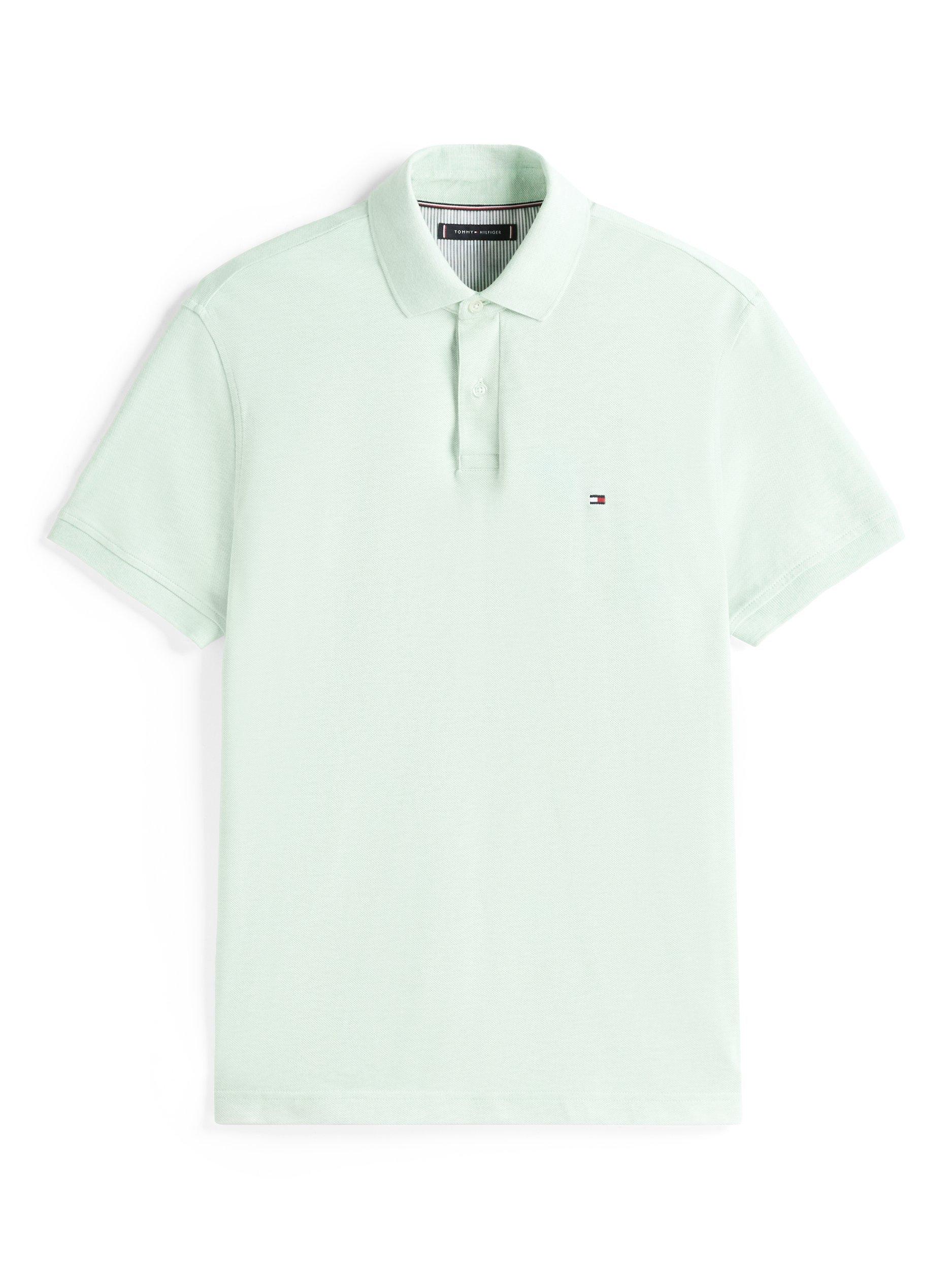 Product image 5 of 5, which shows Tommy Hilfiger 1985 Regular Fit Polo Shirt, Light Green, S