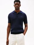 Tommy Hilfiger Organic Cotton Regular Fit Cable Knit Polo Shirt