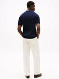 Tommy Hilfiger Organic Cotton Regular Fit Cable Knit Polo Shirt