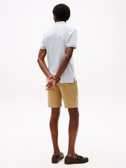 Tommy Hilfiger Cotton Regular Fit Polo Shirt, Light Blue - view 2, Light Blue