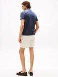 Tommy Hilfiger Cotton Short Sleeve Regular Fit Polo Shirt, Navy Blue